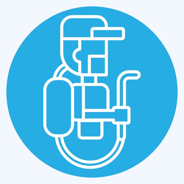图标杀虫剂。与农业有关的符号。蓝眼睛的风格。简单的设计可编辑。简单的说明图片下载