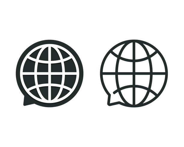 聊天网络图标。说明向量图片下载