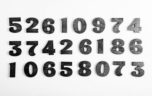 数字背景。从0到9。数字纹理。图片下载