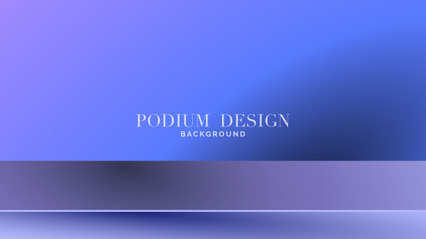 展台产品显示金属背景，插图3d矢量EPS 10图片下载