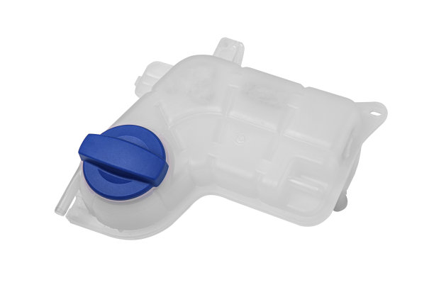 汽车冷却液储存库被隔离在白色背景上。图片下载