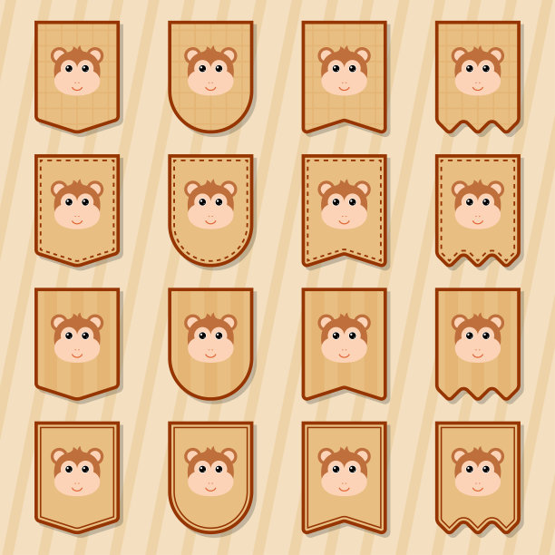 注意贴纸设置与猴子图片下载