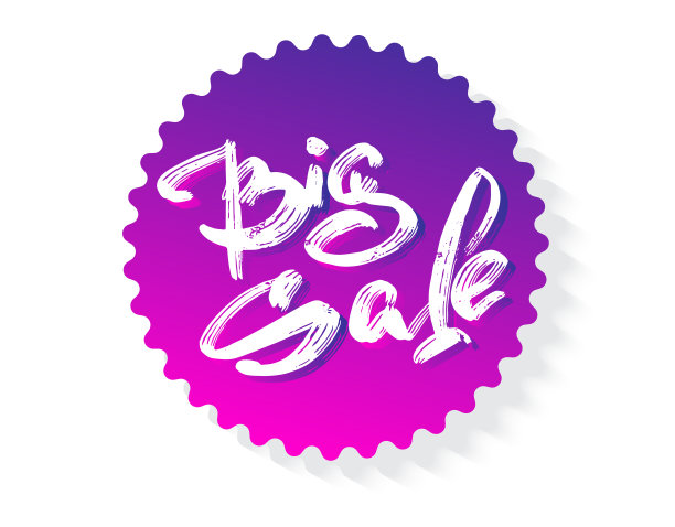 手绘现代字母“大减价”在白色的背景图片下载