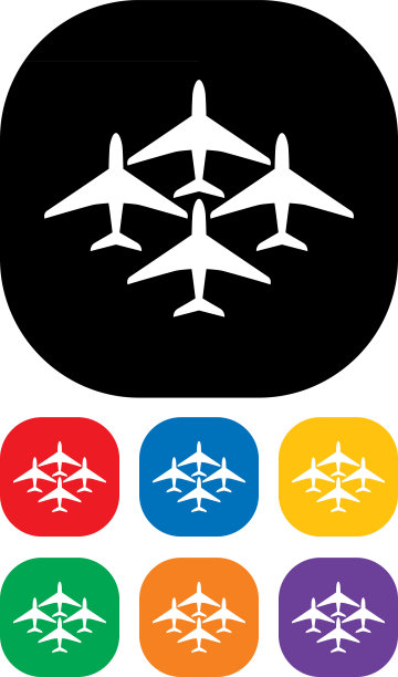 四喷口图标套装图片下载