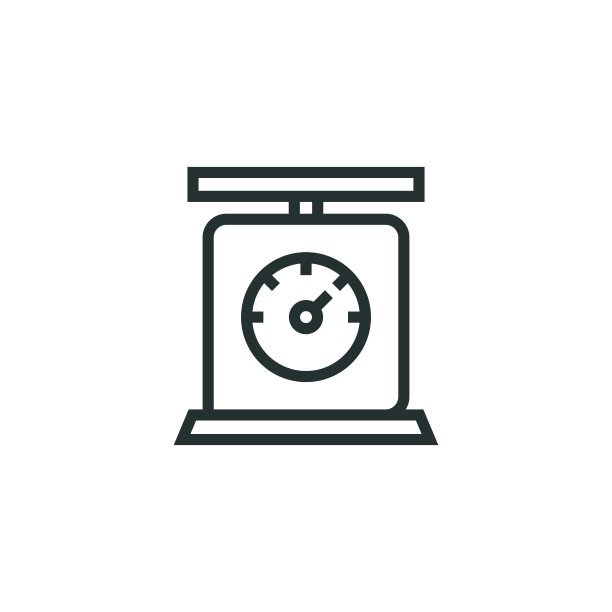 厨房秤线条图标图片下载