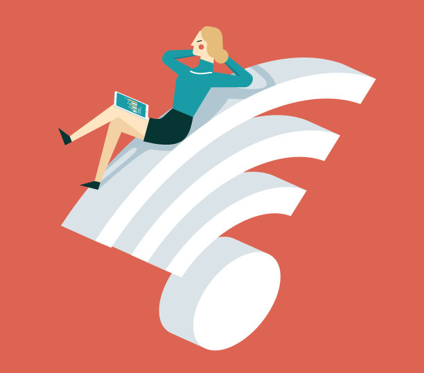 女商人-无线技术图片下载