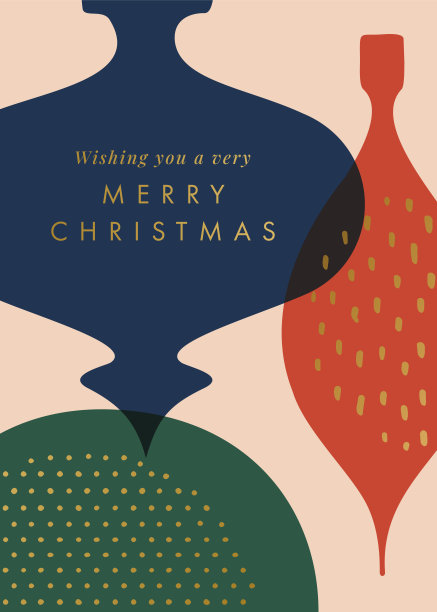 摘要圣诞贺卡。图片下载