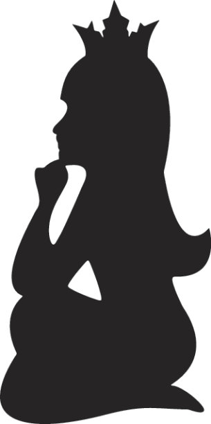 美人鱼剪影图片下载