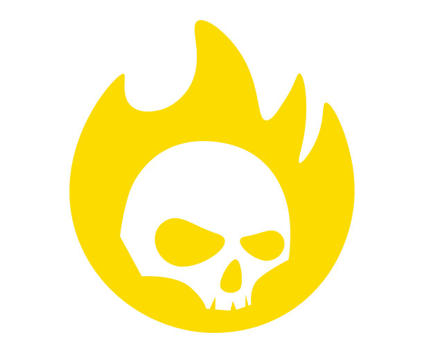 骷髅着火了图片下载