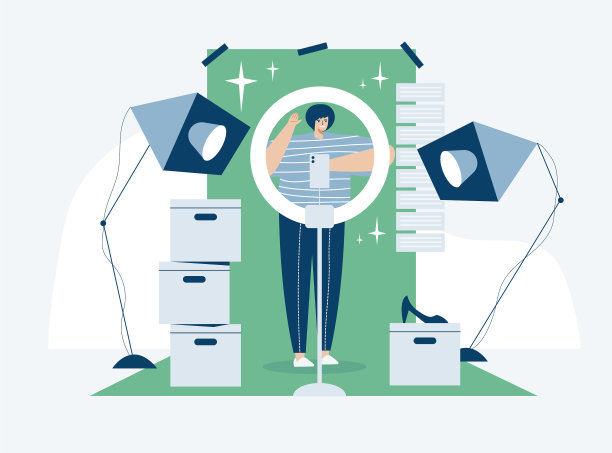 视频摄影师工作与视频网站模板图片下载