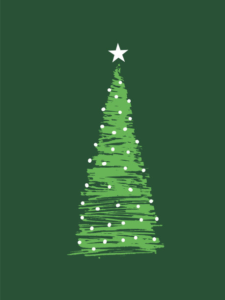 粗略的圣诞树图片下载