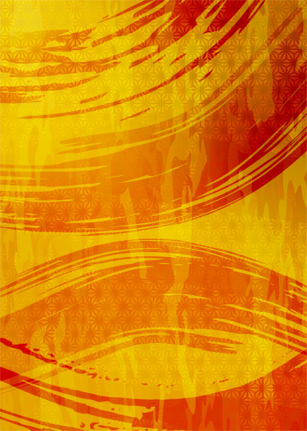 麻叶图案。金色渐变背景插图。日本模式图片下载