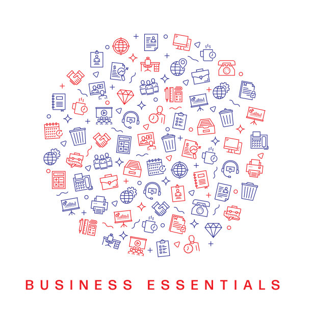 与业务要点相关的模式设计。现代线条风格设计图片下载