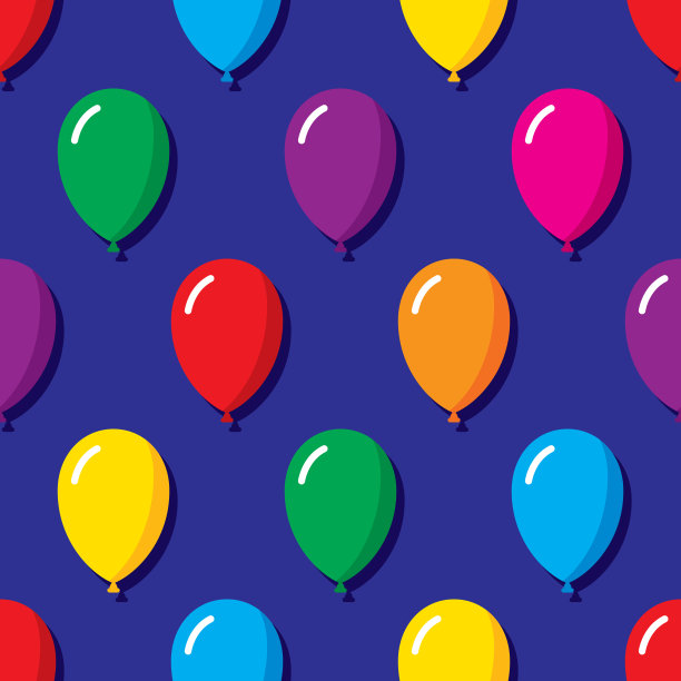 气球平面图案1图片下载