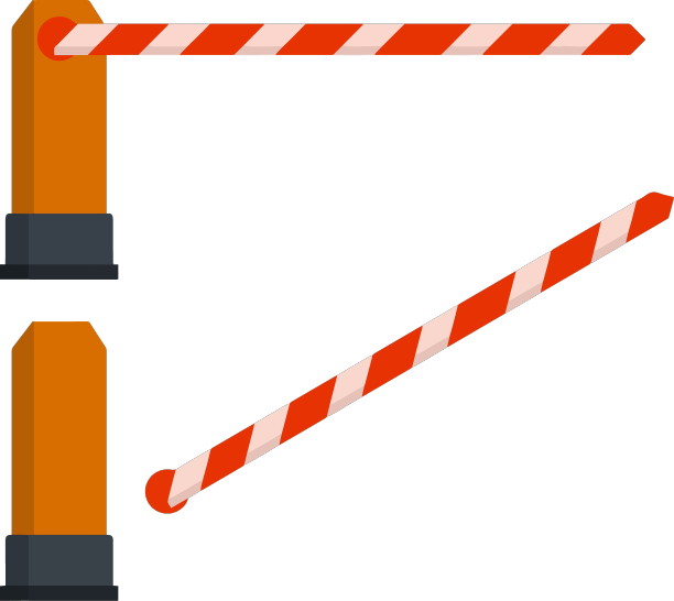 white-red屏障门图片下载