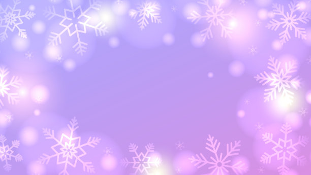 冬天雪花背景图片下载