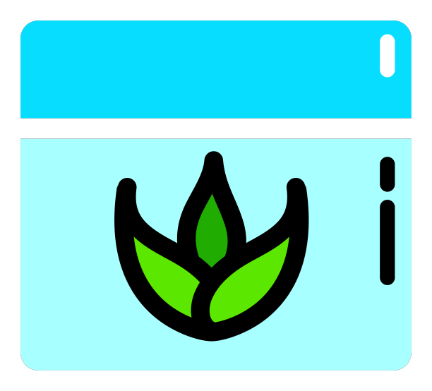 芦荟单色线性图标图片下载