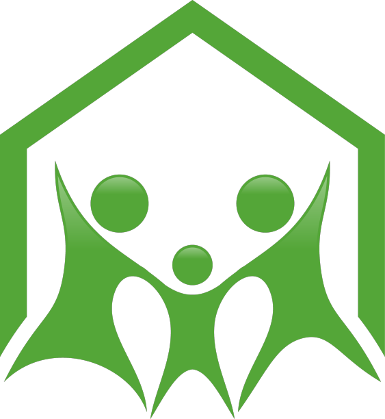 幸福家庭房屋保护标志设计图片下载