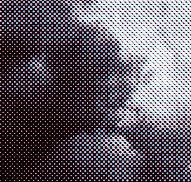 彩色抽象背景半色调图案图片下载