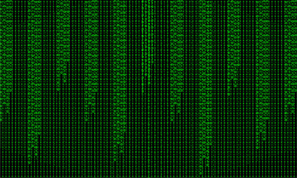 二进制黑客矩阵背景图片下载
