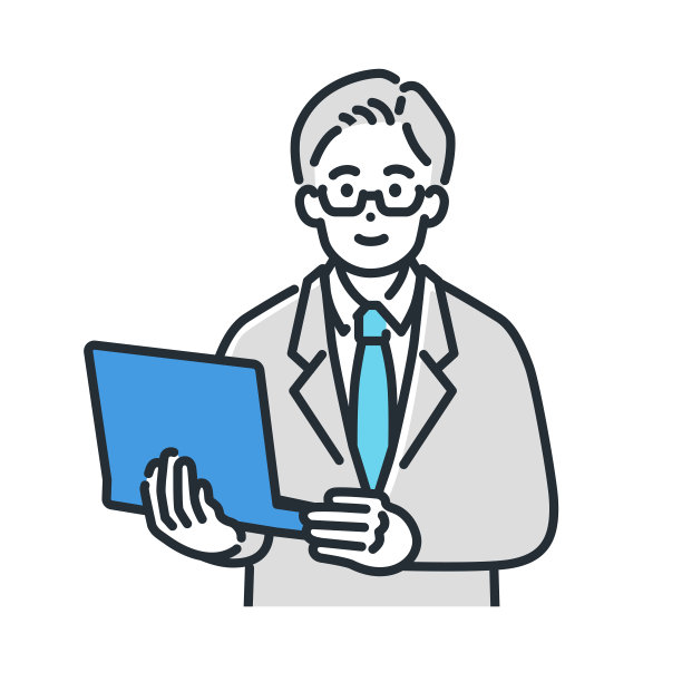 一名穿着白大褂的男医生的插图。图片下载