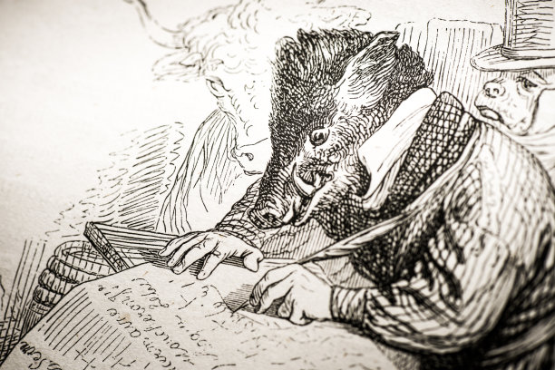 人性化的动物插图:野猪签名请愿书图片下载