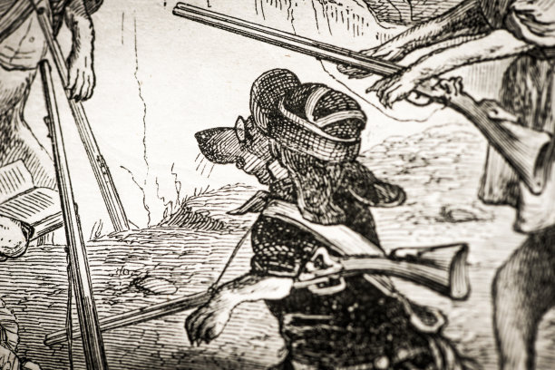 人性化的动物插图:猎狗图片下载