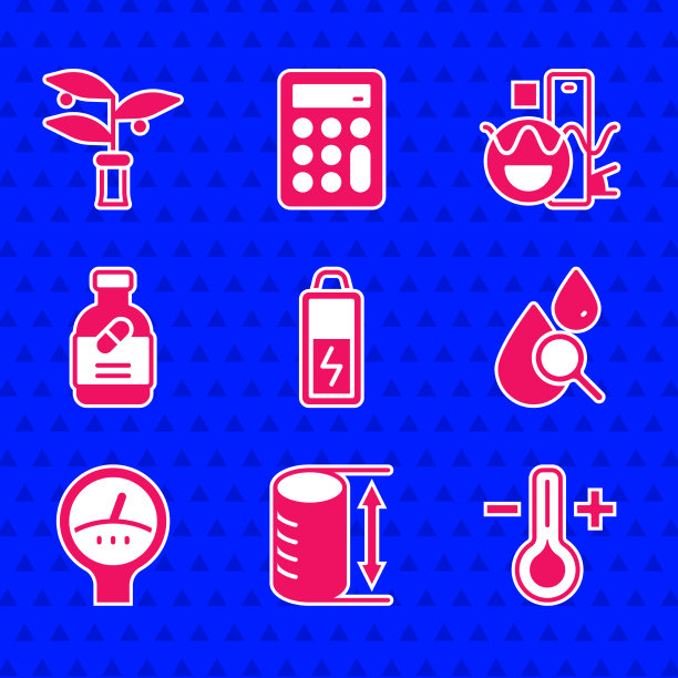 设置电池高度几何图形图片下载