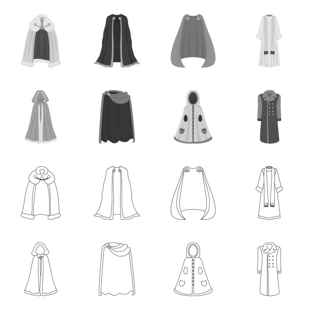 设计材料和服装标志集图片下载