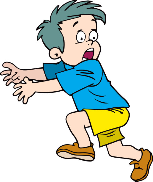 一个吓坏了的男孩图片下载