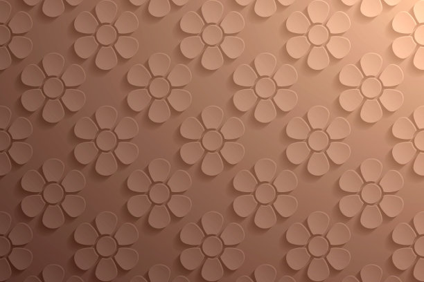 抽象的棕色背景-花卉图案图片下载
