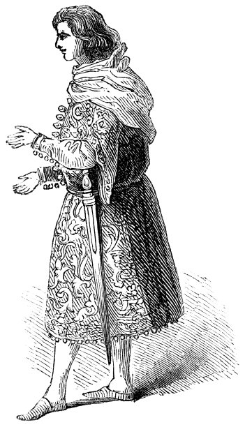 15世纪意大利传统时尚中的男人图片下载