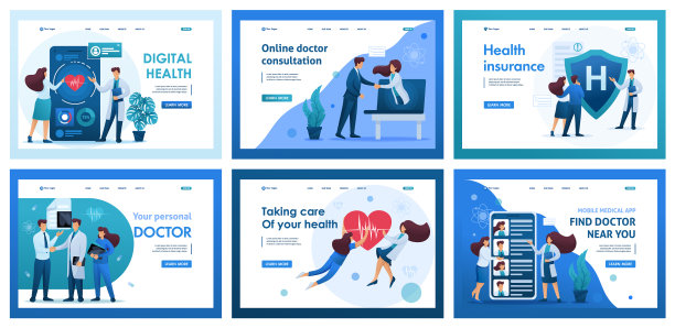 收集的着陆页工作的医生图片下载