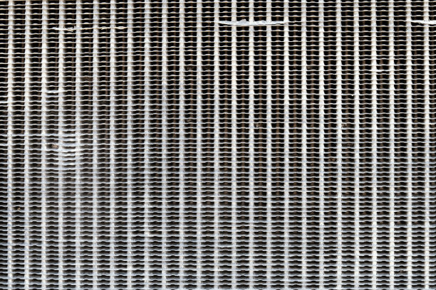 金属汽车散热器格栅质感，特写图片下载