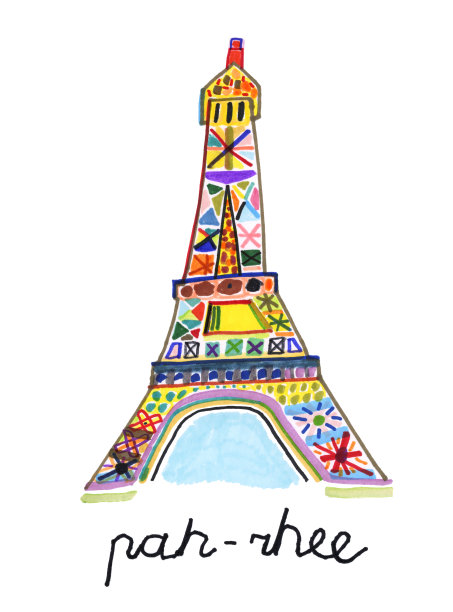 巴黎的埃菲尔铁塔图片下载