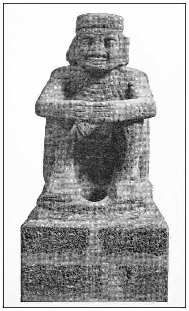 墨西哥古玩旅行照片:阿兹特克偶像图片下载