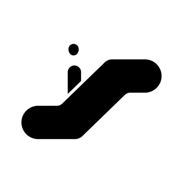 自动扶梯平面图标图片下载