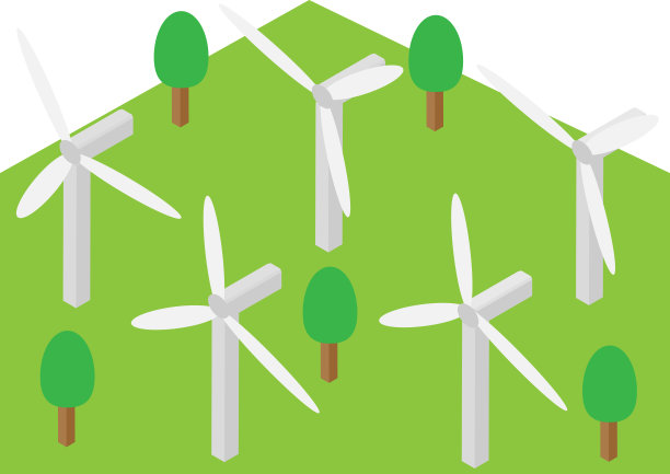 等距风力发电图片下载