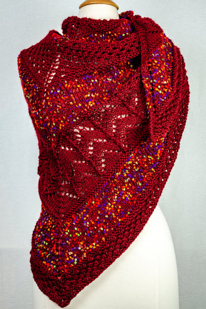 彩色针织围巾与饰物图片下载