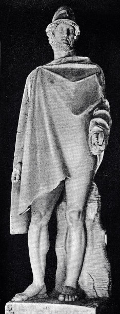 古典希腊-一个希腊将军的雕像图片下载