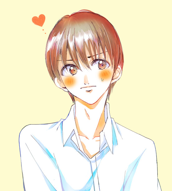 一个在恋爱中害羞的男人图片下载