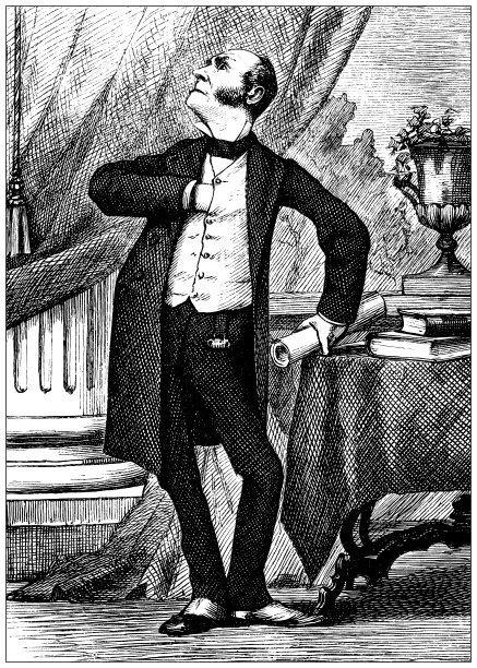 路易斯·卡罗尔的诗歌和寓言的古董插图图片下载