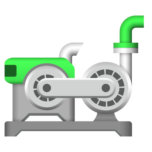 便携式水泵矢量插图设计孤立在白色背景上。图片下载