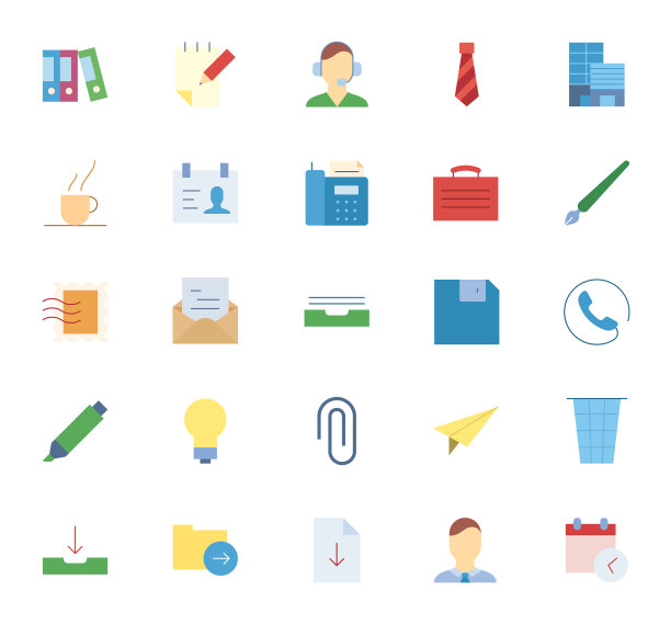 办公室图标设置图片下载