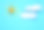 晴朗的天气。纸上画着蓝天上的太阳、光线和云彩图片下载