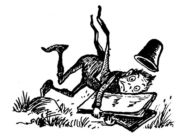 有趣的卡通人物的古董插图(“布朗尼”，1887年)图片下载