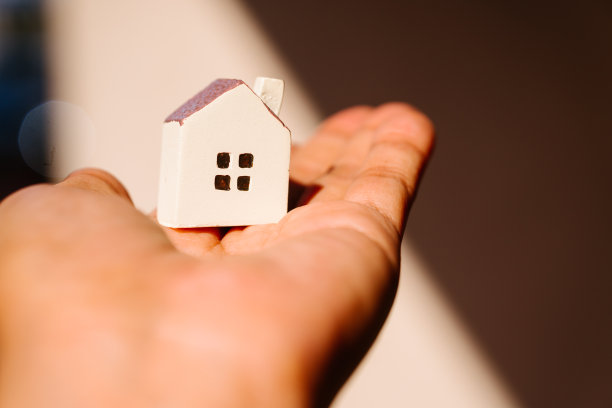 手持微型房子在手图片下载