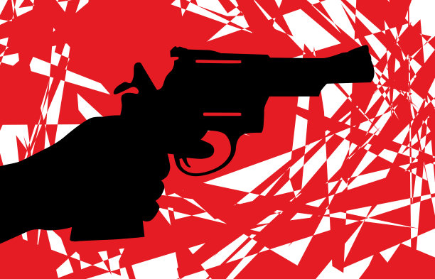 抽象的手枪图标图片下载