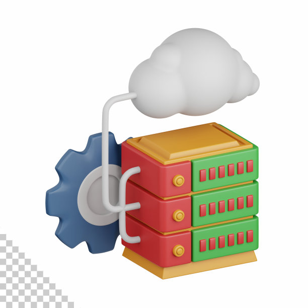 3d渲染数据库服务器隔离有用的商业，分析，网络，货币和金融设计图片下载