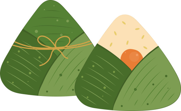 传统粽子粽子食品，端午插画图文元素图片下载